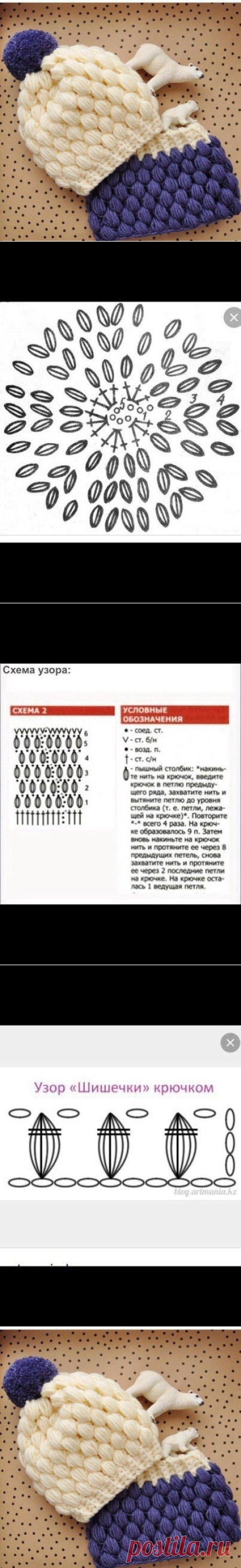 Шапочка крючком