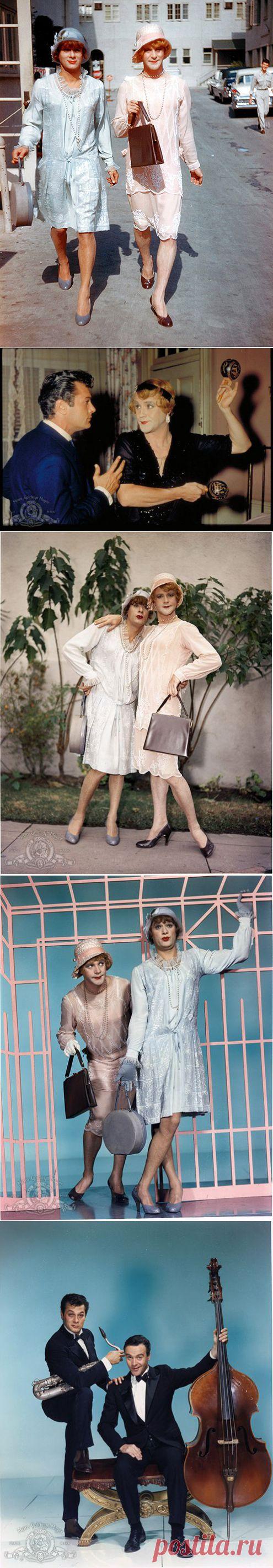 "В джазе только девушки". Цветные  со съемочной площадки | Любители истории