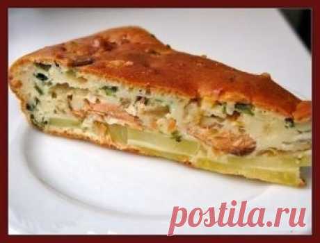 Рыбный заливной пирог с картошкой

Ингредиенты:

-Яйца – 3 шт
-Мука – 1 ст
-Сметана – 0,5 ст
-Майонез – 0,5 ст
-Сода гашеная
-Соль, перец
-Картофель – 4-5 шт.
-Рыба г/к ~300гр.
-или консервы – 2шт.
-Лук репчатый – 1-2 шт.

Приготовление:

Смешать яйца, сметану, майонез, муку, соль, перец и гашеную соду – заливка готова. Форму (сковороду) смазать маслом. По дну разложить порезанный кружочками сырой картофель, сверху кружочки лука и на лук кусками рыбу. Всё это залить тестом...