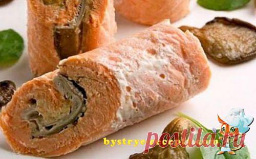 ПОХУДЕЙКИНЫ РЕЦЕПТЫ. Рулет с семгой | Наш дом