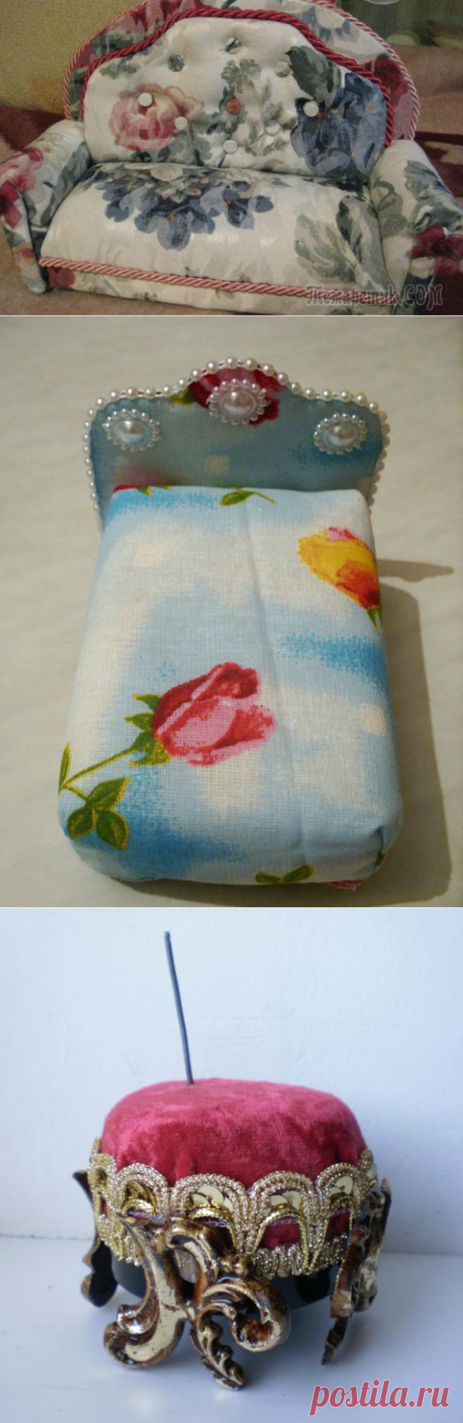 Как сшить игрушечную мягкую мебель для кукол своими руками