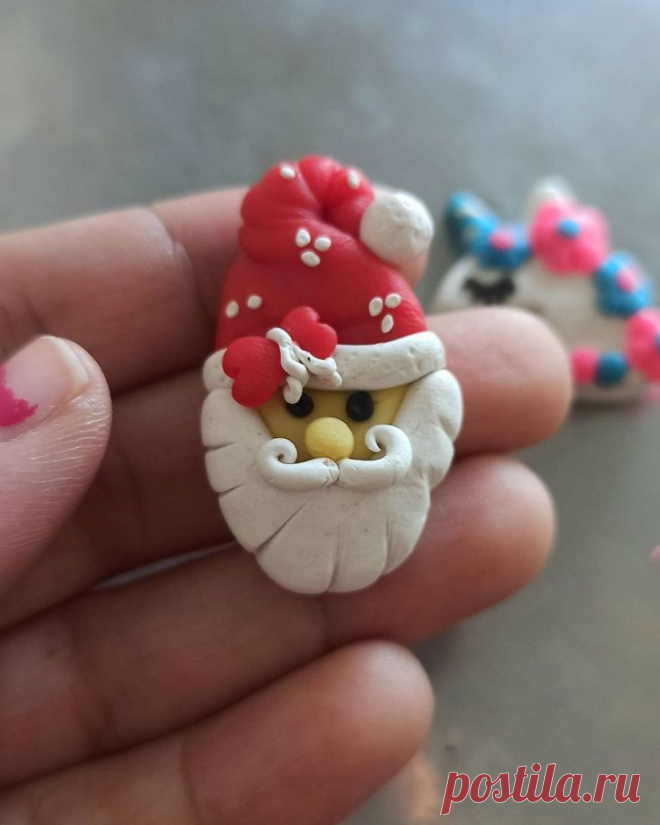 Дед Мороз из полимерной глины | 22 фото | Santa polymer clay
