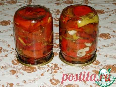 Вяленый болгарский перец на зиму - кулинарный рецепт