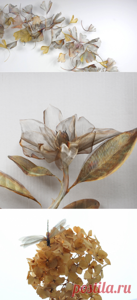 :: Alexandra Proaño 3D - Green Pear Diaries ::: Michelle McKinney, el contraste entre los materiales artificiales y las formas de la naturaleza