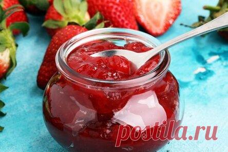Варенье-пятиминутка из клубники без стерилизации