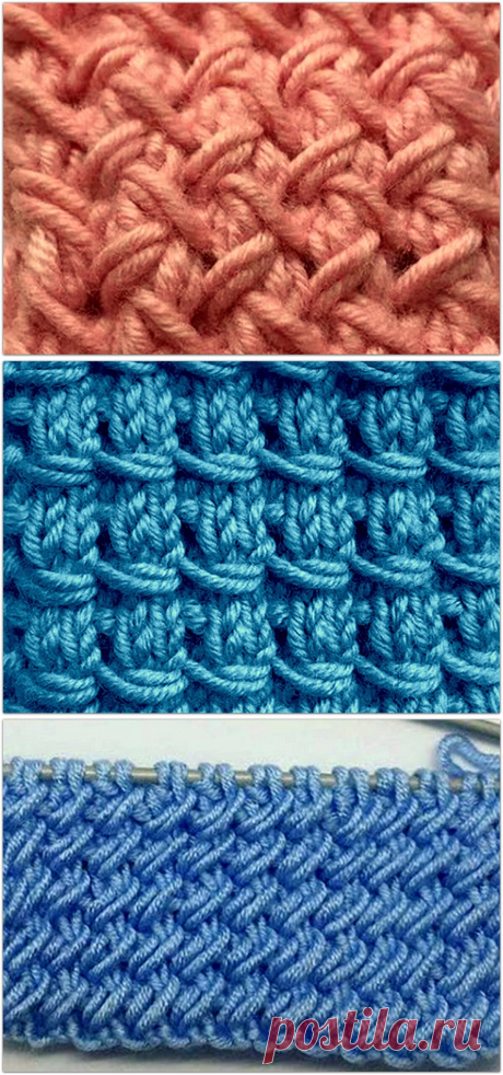 7 простых и эффектных «плетёных» узоров спицами | Paradosik_Handmade | Яндекс Дзен