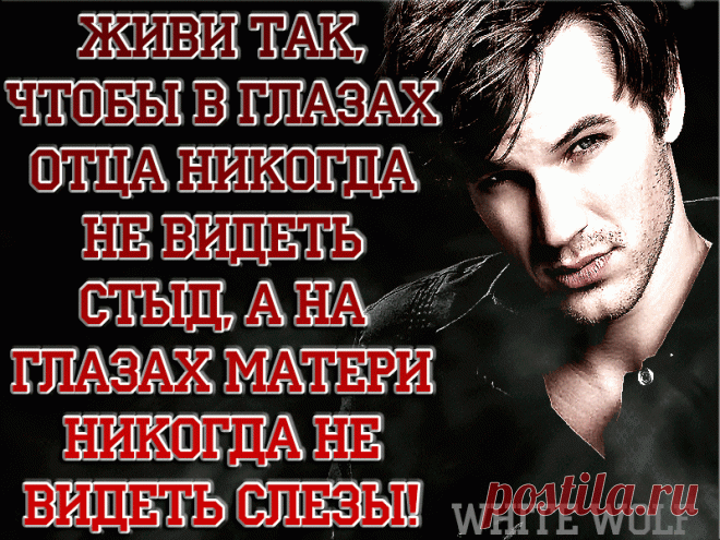 Не слишком сердитесь на своих родителей, — помните, что и они были вами, и вы будете ими.
#мужчины