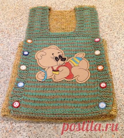 Детский бесшовный жилетик