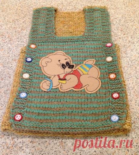 Детский бесшовный жилетик