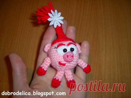 Нюша амигуруми: https://www.amigurumi-shemy.ru/2017/03/nyusha-kryuchko..