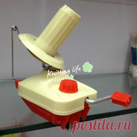 Бесплатная доставка, Шерсть намотки держатель с ручным управлением, Домой пряжи намотки, Намотки устройство, Вязание инструменты купить на AliExpress
