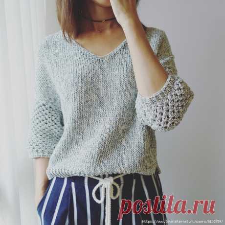 Джемпер Mesh Sleeve от Irene Lin