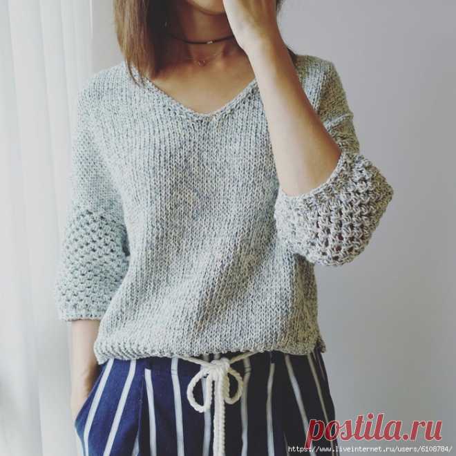 Джемпер Mesh Sleeve от Irene Lin