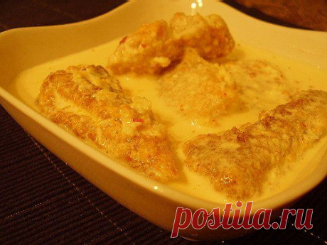 Рыбной баже или рыба под майонезом. Грузинская кухня.