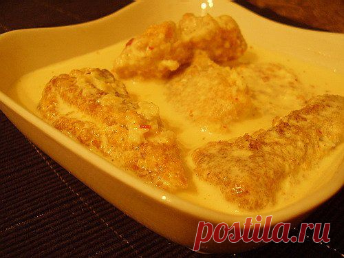 Рыбной баже или рыба под майонезом. Грузинская кухня.