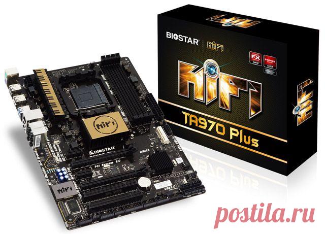 Новости Hardware - Biostar TA970 Plus – «музыкальная» плата для разгона процессоров AMD AM3+ | Overclockers.ua