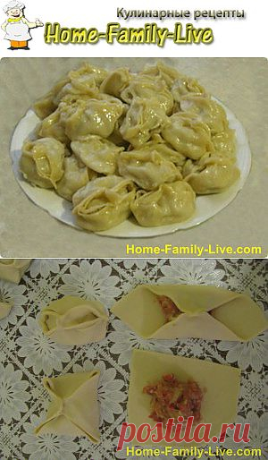 Манты по-казахски - Дом Семья Жизнь-рецепт с фото | Кулинарные рецепты