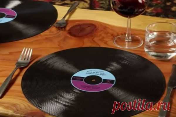 Что можно сделать из виниловых пластинок