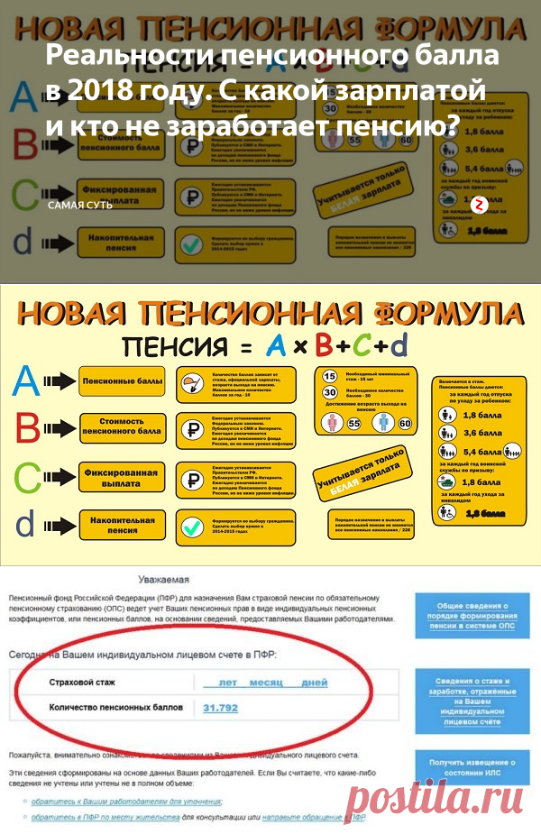 Реальности пенсионного балла в 2018 году. С какой зарплатой и кто не заработает пенсию? | Самая суть | Яндекс Дзен