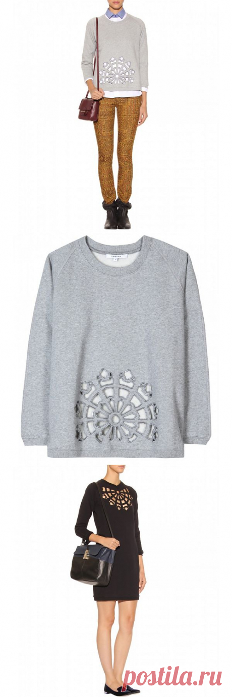 Прорезная снежинка на логсливе и платье / Прорези / Модный сайт о стильной переделке одежды и интерьера