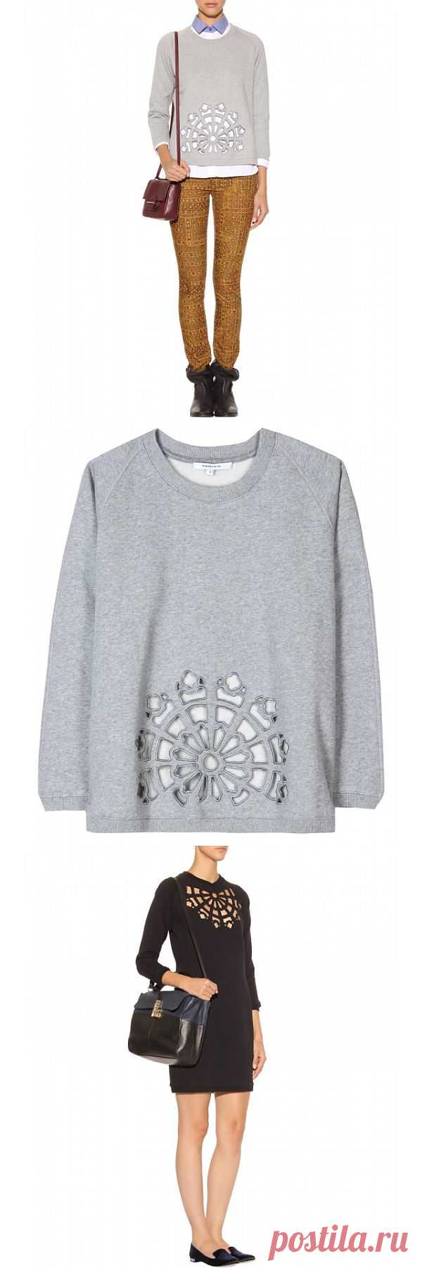 Прорезная снежинка на логсливе и платье / Прорези / Модный сайт о стильной переделке одежды и интерьера