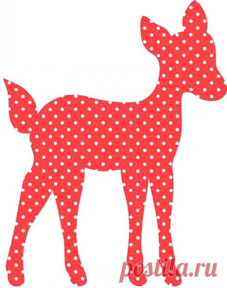 Tapetentier - Rehkitz in rosa, blau, grün oder rot