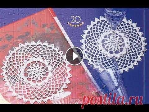 ▶ Ажурная салфетка крючком для начинающих.  Просто и быстро Урок 116 Как связать крючком простую салфетку? Частый вопрос...