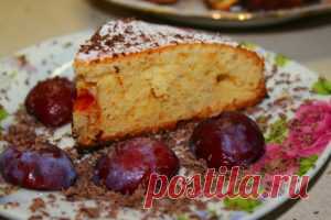 Пирог со сливами рецепт с фото пошаговый