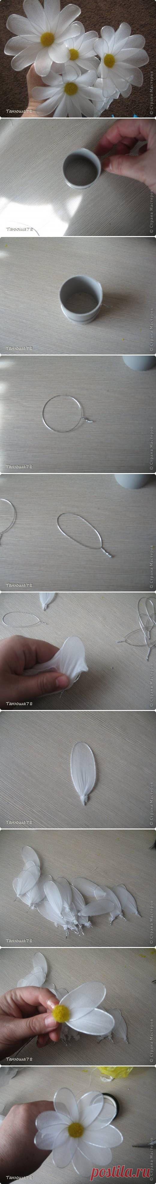 DIY Wire Fabric Daisy DIY Projects | UsefulDIY.com