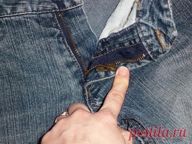 [Шитье] Как заменить молнию в джинсах, сохранив фабричную отстрочку: мастер-класс + видео