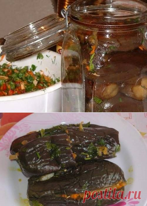 Фаршированные баклажаны - рецепт с фото / Простые рецепты