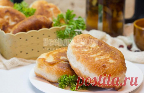 * Рецепт жареных пирожков с фото. Жареные пирожки с картошкой и луком | Все Блюда
