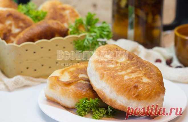 * Рецепт жареных пирожков с фото. Жареные пирожки с картошкой и луком | Все Блюда