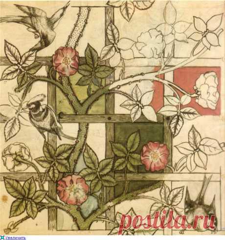 Текстильный дизайн Уильяма Морриса (William Morris)