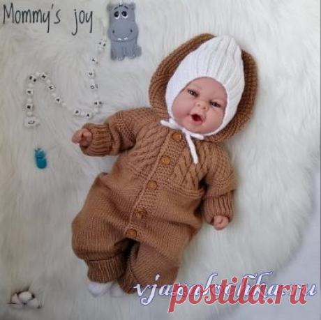 Комбинезон «Малыш» спицами