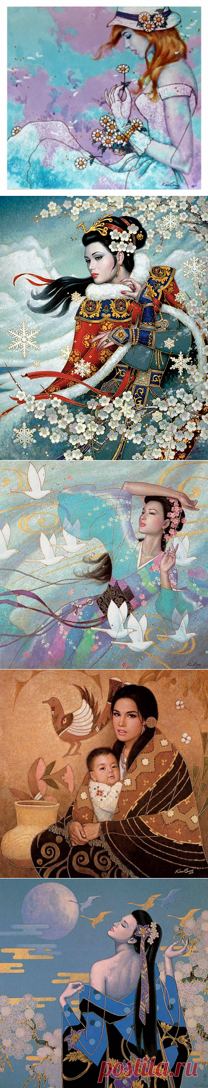 Удивительные женщины от художника Карла Банга (Karl Bang)