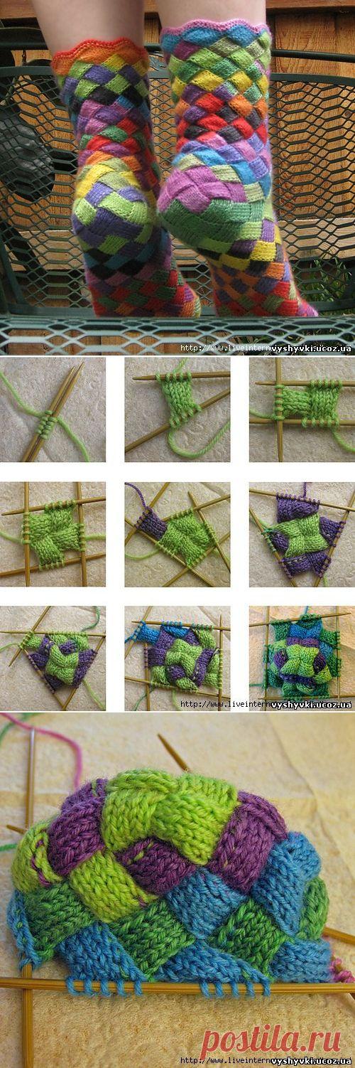 Фантастические носочки! (спицы) - Носки, тапочки, угги, пинетки - ВЯЗАНИЕ СПИЦАМИ, КРЮЧКОМ - Бесплатные схемы вышивки крестиком