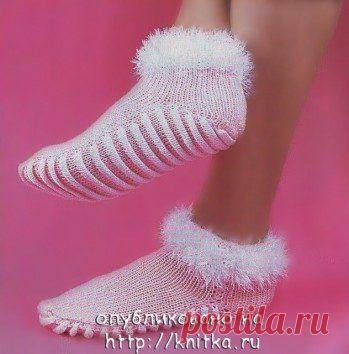 Вяжем сами: очаровательные следочки / Домоседы