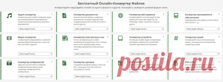 Полезный ресурс для конвертации файлов.

Бесплатный Онлайн-Конвертер Файлов - «ONLINE-CONVERT (https://www.online-convert.com/)» - эффективный онлайн-сервис для конвертации файлов. Тут у вас есть возможность конвертировать видео и аудио файлы, документы JEPG и Word в PDF, веб-сервисы, электронные книги и многое другое. А ещё есть возможность использовать архиватор.