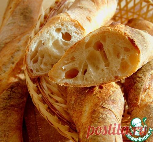 Багет на закваске – кулинарный рецепт