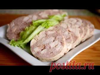 Мясная Закуска БЕЗ ДУХОВКИ. Рецепт на РАЗ, ДВА. - запись пользователя Sana (Оксана) в сообществе Болталка в категории Кулинария Готовим красивый мясной рулет без духовки и особых хлопот. Такая закуска подойдет и для праздничного стола, и для повседневных бутербродов, вместо колбасы. Ингредиенты: 800 грамм куриного филе; 500 грамм свиного фарша; 1 яйцо; перец, соль.