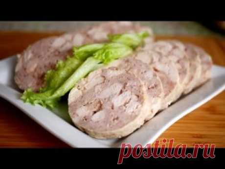 Мясная Закуска БЕЗ ДУХОВКИ. Рецепт на РАЗ, ДВА. - запись пользователя Sana (Оксана) в сообществе Болталка в категории Кулинария Готовим красивый мясной рулет без духовки и особых хлопот. Такая закуска подойдет и для праздничного стола, и для повседневных бутербродов, вместо колбасы. Ингредиенты: 800 грамм куриного филе; 500 грамм свиного фарша; 1 яйцо; перец, соль.