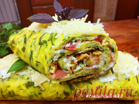 Попался новый рецепт из кабачков: вкуснее, чем оладьи, только проще и жарить не нужно (делюсь, и на праздники готовлю) | Кулинарный Микс | Яндекс Дзен