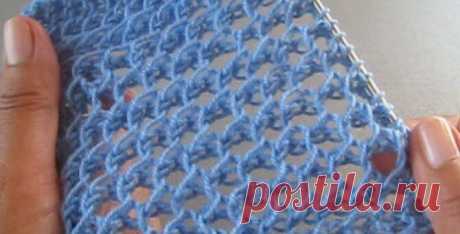 Воздушная сеточка для легких изделий | Вераша - о вязании в деталях | Яндекс Дзен