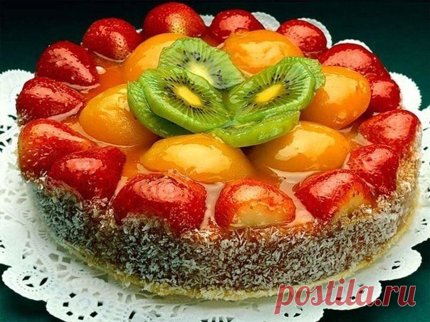 Как украшать торт фруктами :: Украшение тортов фруктами :: Кулинарные рецепты :: KakProsto.ru: как просто сделать всё