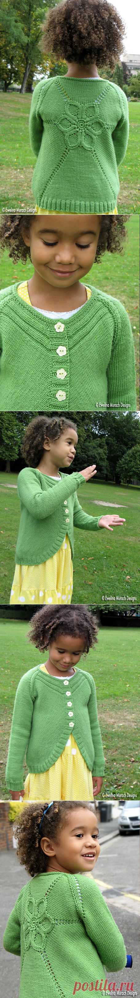 Ravelry: Flower Cardigan pattern by Ewelina Murach