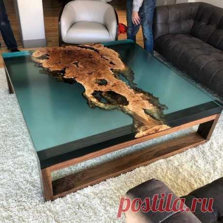 Стол из эпоксидки