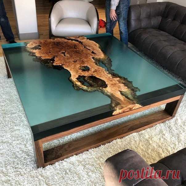 Стол из эпоксидки