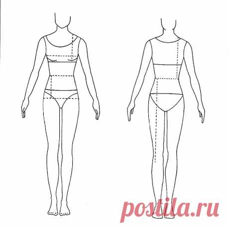 Шаблоны для рисования фэшн-эскизов