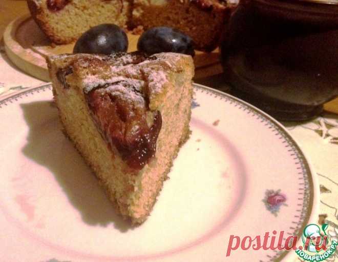 Сливовый пирог с кардамоном – кулинарный рецепт